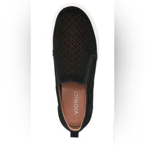 VIONIC KIMMIE PERF black suede 7.5
